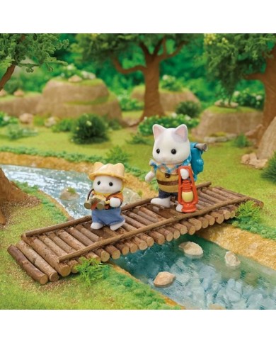 Playset Sylvanian Families Son and Baby Cat Latte - Secret Forest Adventure Playset Sylvanian Families Son and Baby Cat Latte - Secret Forest Adventure