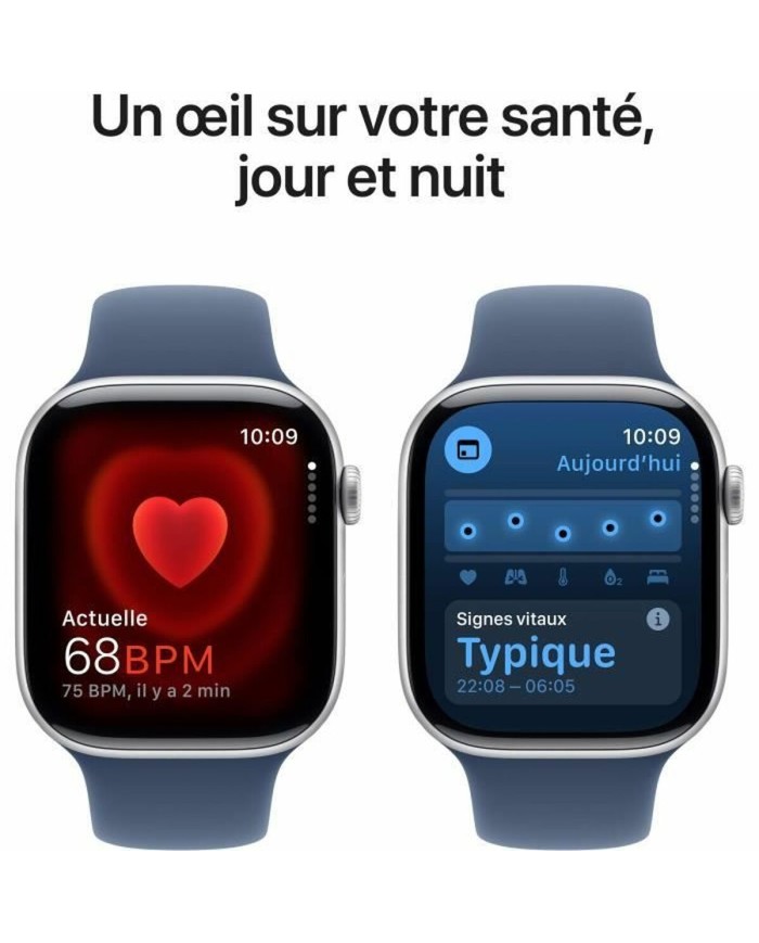 Smartwatch Apple Watch Series 10 Azzurro Argentato 46 mm