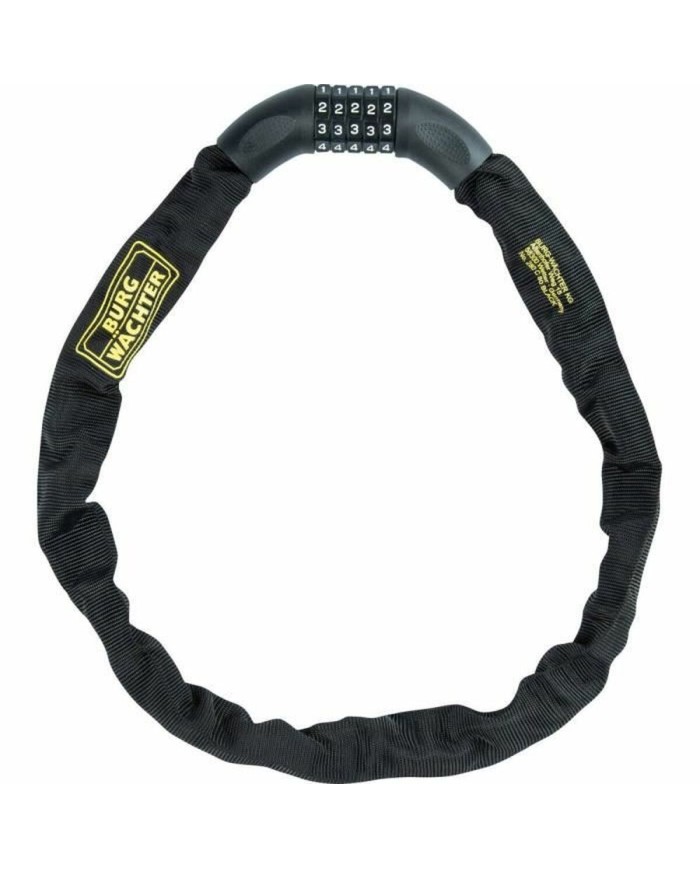 Lucchetto con chiave Burg-Wachter 280 C 90 BLACK Acciaio Rotondo Lucchetto con chiave Burg-Wachter 280 C 90 BLACK Acciaio Rotondo