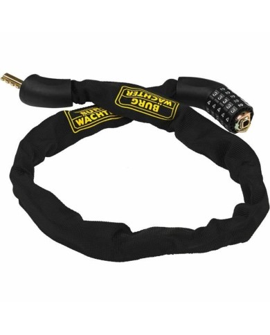 Lucchetto con chiave Burg-Wachter 280 C 90 BLACK Acciaio Rotondo