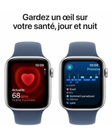 Smartwatch Apple Azzurro Argentato 44 mm Smartwatch Apple Azzurro Argentato 44 mm