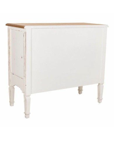 Cassettiera Alexandra House Living Bianco Legno di abete Legno MDF 38 x 76 x 86 cm