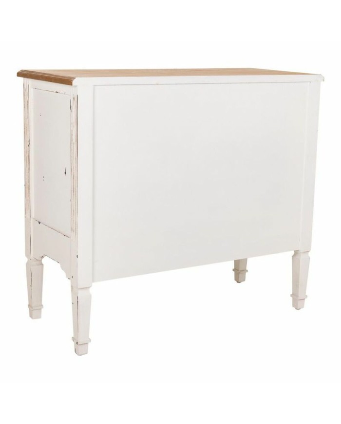Cassettiera Alexandra House Living Bianco Legno di abete Legno MDF 38 x 76 x 86 cm