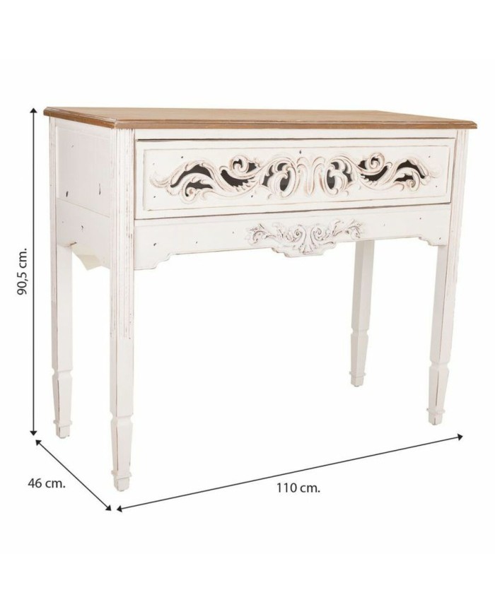 Ingresso con Cassetti Alexandra House Living Bianco 46 x 90 x 110 cm Ingresso con Cassetti Alexandra House Living Bianco 46 x 90 x 110 cm