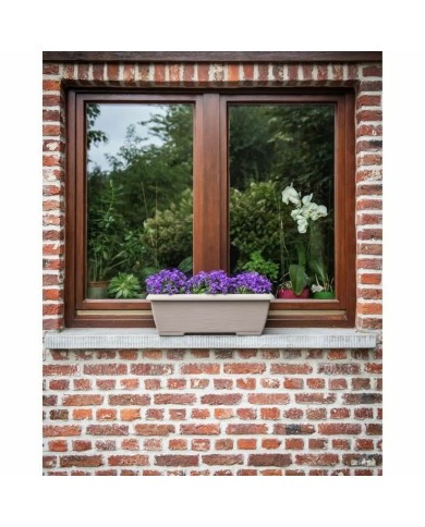 Vaso Garden ID Teramo Grigio Taupé 60 cm Vaso Garden ID Teramo Grigio Taupé 60 cm