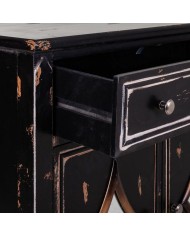 Ingresso Alexandra House Living Nero 36 x 88 x 80 cm