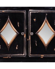 Ingresso Alexandra House Living Nero 36 x 88 x 80 cm