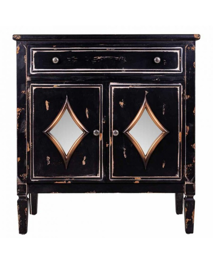 Ingresso Alexandra House Living Nero 36 x 88 x 80 cm