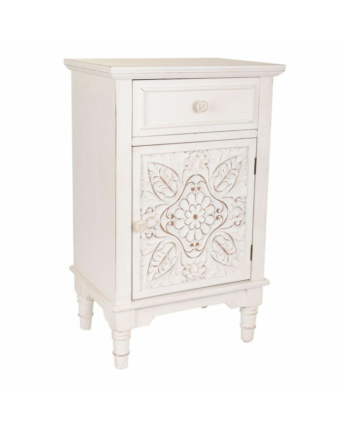 Comodino Alexandra House Living Bianco 32 x 74 x 46 cm Comodino Alexandra House Living Bianco 32 x 74 x 46 cm