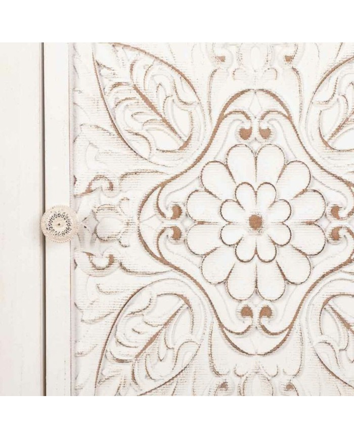 Comodino Alexandra House Living Bianco 32 x 74 x 46 cm Comodino Alexandra House Living Bianco 32 x 74 x 46 cm