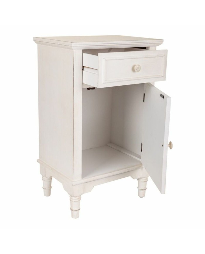 Comodino Alexandra House Living Bianco 32 x 74 x 46 cm Comodino Alexandra House Living Bianco 32 x 74 x 46 cm