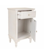 Comodino Alexandra House Living Bianco 32 x 74 x 46 cm Comodino Alexandra House Living Bianco 32 x 74 x 46 cm