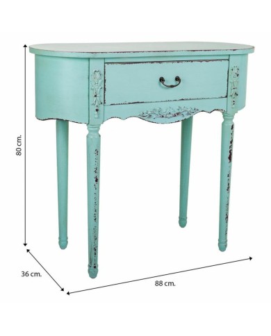 Ingresso con Cassetti Alexandra House Living Azzurro 36 x 80 x 88 cm Ingresso con Cassetti Alexandra House Living Azzurro 36 x 80 x 88 cm