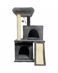 Tiragraffi per Gatti FLOPI Dark Grigio Stoffa Legno (1 Unità)