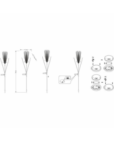 Lampada ad energia solare Galix G4515 Lampada ad energia solare Galix G4515