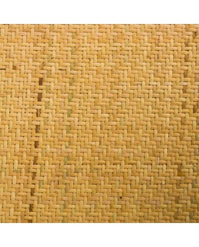 Sgabello Alexandra House Living Bianco Rattan 53 x 116 x 45 cm