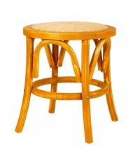 Sgabello Alexandra House Living Marrone Legno Rattan 40 x 45 x 40 cm