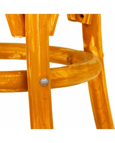 Sgabello Alexandra House Living Marrone Legno Rattan 40 x 45 x 40 cm