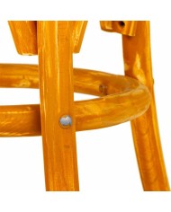 Sgabello Alexandra House Living Marrone Legno Rattan 40 x 45 x 40 cm