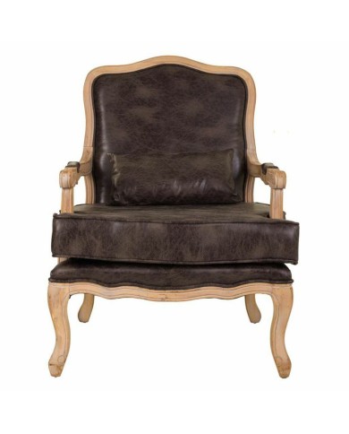 Poltrona Alexandra House Living Marrone 72 x 92 x 64 cm