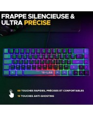 Tastiera e Mouse The G-Lab COMBO-HYDROGEN Tastiera e Mouse The G-Lab COMBO-HYDROGEN