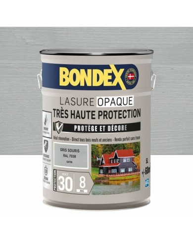 Vernice di Fondo Bondex Grigio Raso 5 L Vernice di Fondo Bondex Grigio Raso 5 L