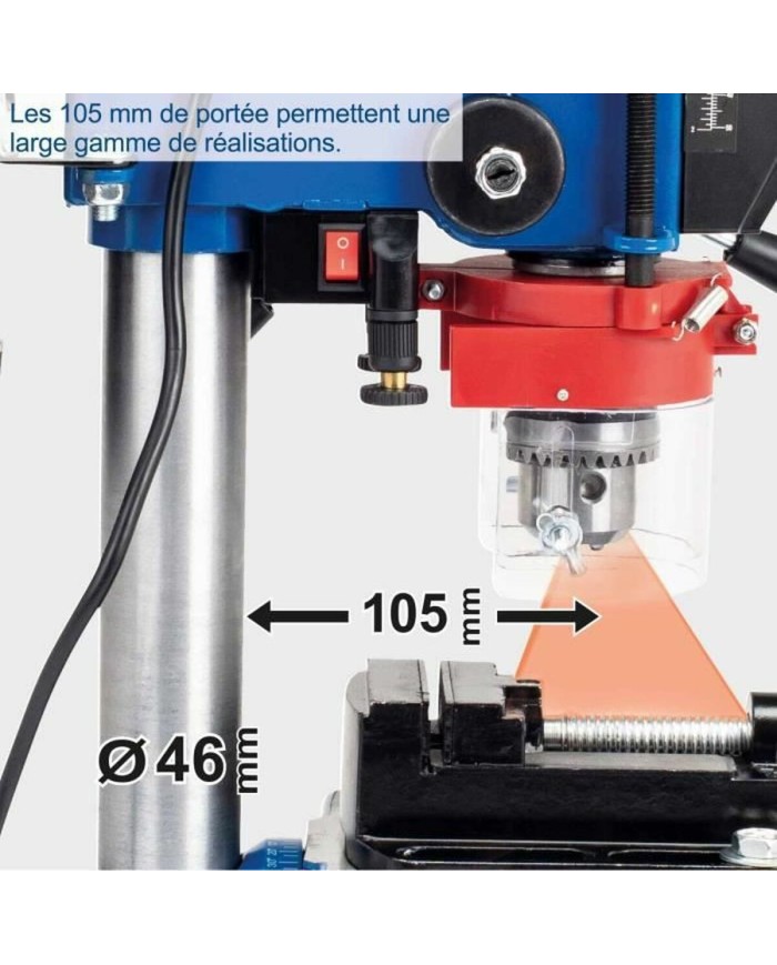 Trapano a colonna Scheppach DP16VLS 500 W