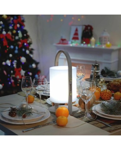 Lampada da tavolo Lumisky Bianco