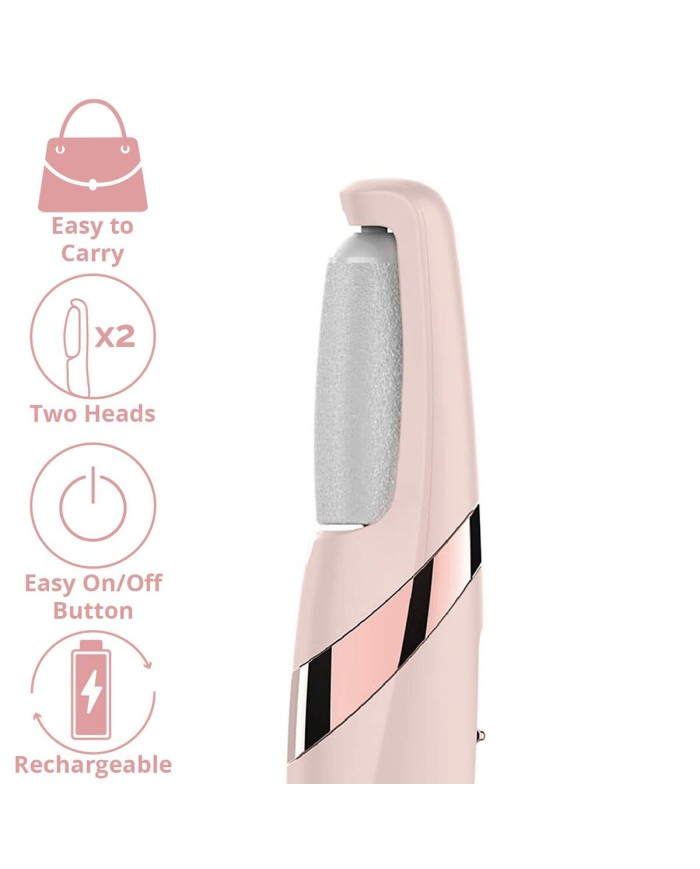 Rimozione Elettrica del Callo FLAWLESS Pedi Rosa Rimozione Elettrica del Callo FLAWLESS Pedi Rosa