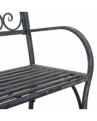 Panca Alexandra House Living Grigio Ferro 53 x 91 x 153 cm Panca Alexandra House Living Grigio Ferro 53 x 91 x 153 cm