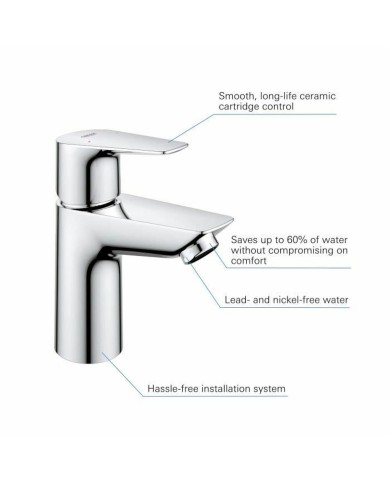 Rubinetto Monocomando Grohe Start Edge Ottone Rubinetto Monocomando Grohe Start Edge Ottone
