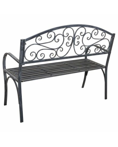 Panca Alexandra House Living Grigio Ferro 53 x 91 x 153 cm