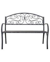 Panca Alexandra House Living Grigio Ferro 53 x 91 x 153 cm Panca Alexandra House Living Grigio Ferro 53 x 91 x 153 cm