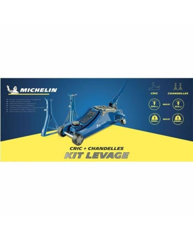 Cric Michelin 1800 Kg Azzurro Idraulico Cric Michelin 1800 Kg Azzurro Idraulico