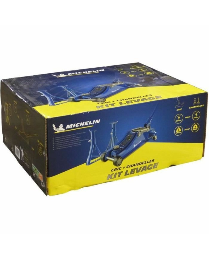 Cric Michelin 1800 Kg Azzurro Idraulico Cric Michelin 1800 Kg Azzurro Idraulico
