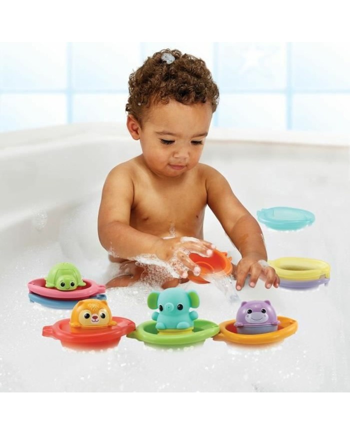 Gioco educativo Vtech Baby Cofret de Bain empilo rigo l´eu (FR)