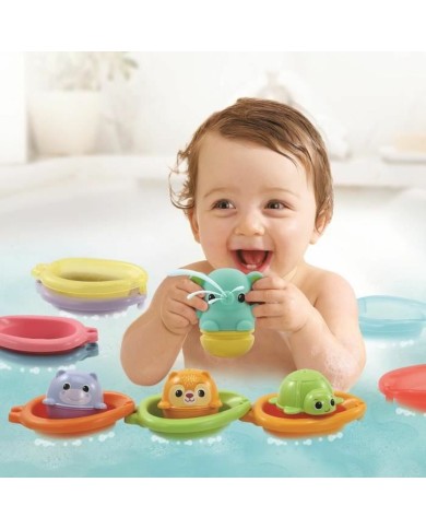 Gioco educativo Vtech Baby Cofret de Bain empilo rigo l´eu (FR)
