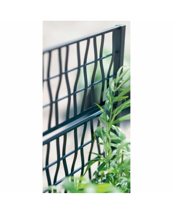 Vaso Starwax Nero Rettangolare 80 cm Vaso Starwax Nero Rettangolare 80 cm