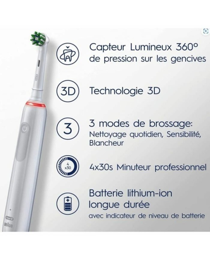 Spazzolino da Denti Elettrico Oral-B PRO 3 3000
