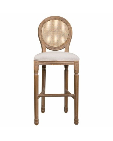 Sgabello Alexandra House Living Crema Rattan Legno d'albero della gomma 42 x 121 x 48 cm Sgabello Alexandra House Living Crema Rattan Legno d'albero della gomma 42 x 121 x 48 cm