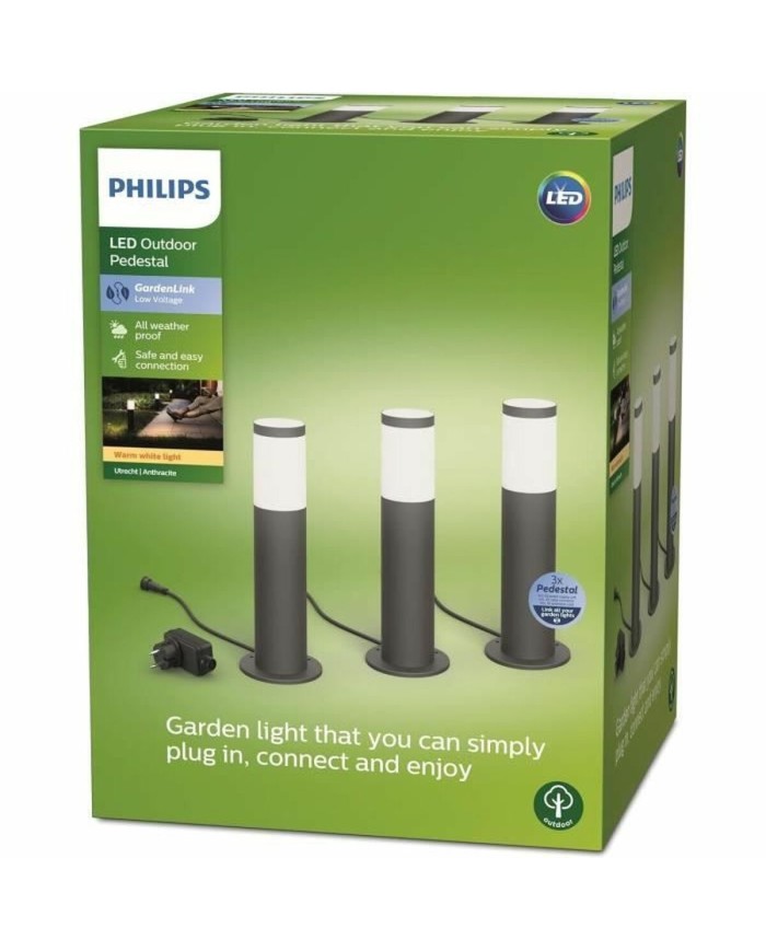 Lampada Philips Grigio 220-240 V Bianco Caldo 600 lm