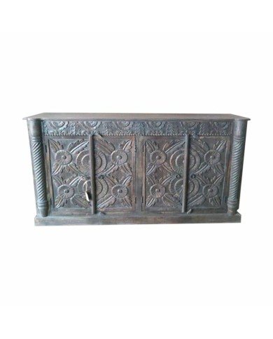 Credenza Alexandra House Living Marrone Acacia Legno di mango 44 x 100 x 180 cm Credenza Alexandra House Living Marrone Acacia Legno di mango 44 x 100 x 180 cm