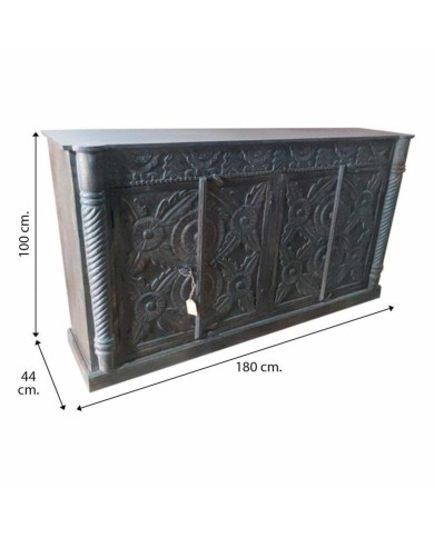 Credenza Alexandra House Living Marrone Acacia Legno di mango 44 x 100 x 180 cm Credenza Alexandra House Living Marrone Acacia Legno di mango 44 x 100 x 180 cm