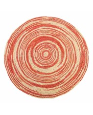 Tappeto Alexandra House Living Marrone Fibra naturale 120 x 120 cm Circolare