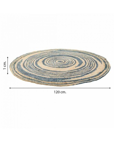 Tappeto Alexandra House Living Marrone Fibra naturale 120 x 120 cm Circolare