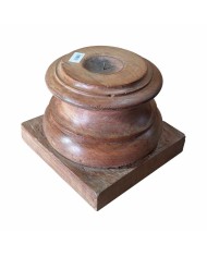 Portacandele Home ESPRIT Naturale Marrone Chiaro Bambù 35 x 35 x 85 cm Portacandele Home ESPRIT Naturale Marrone Chiaro Bambù 35 x 35 x 85 cm