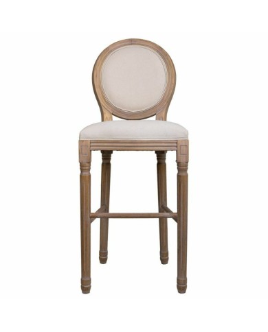 Sgabello Alexandra House Living Crema Gomma Legno 46 x 116 x 52 cm