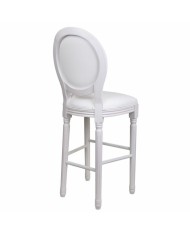 Sgabello Alexandra House Living Bianco Poliuretano 46 x 116 x 52 cm Sgabello Alexandra House Living Bianco Poliuretano 46 x 116 x 52 cm