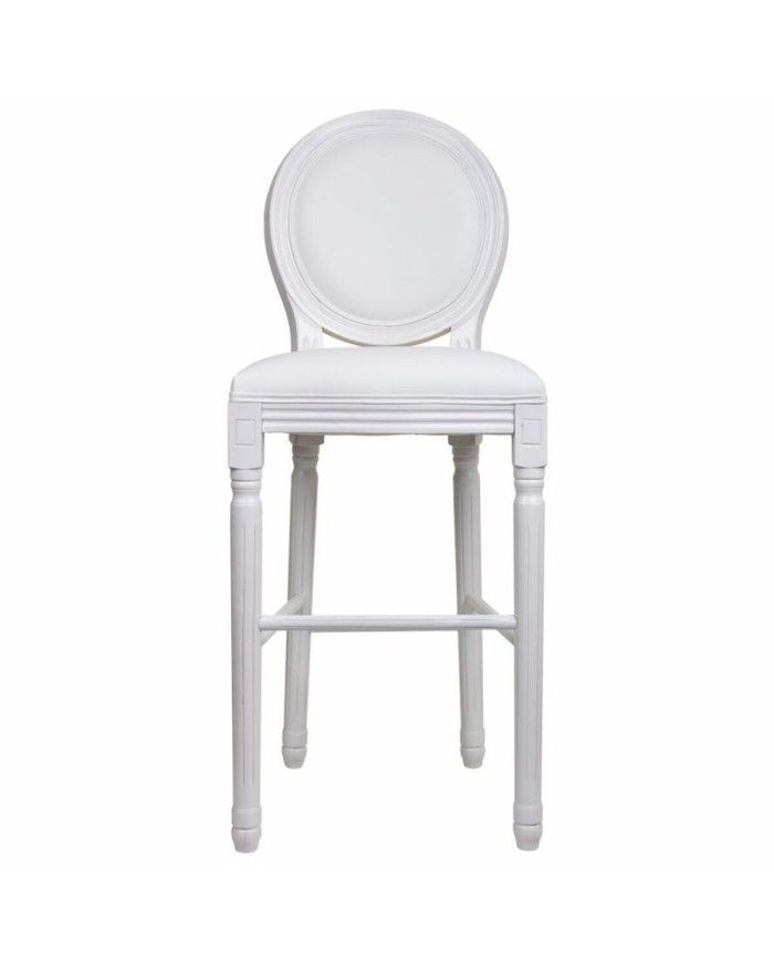 Sgabello Alexandra House Living Bianco Poliuretano 46 x 116 x 52 cm Sgabello Alexandra House Living Bianco Poliuretano 46 x 116 x 52 cm