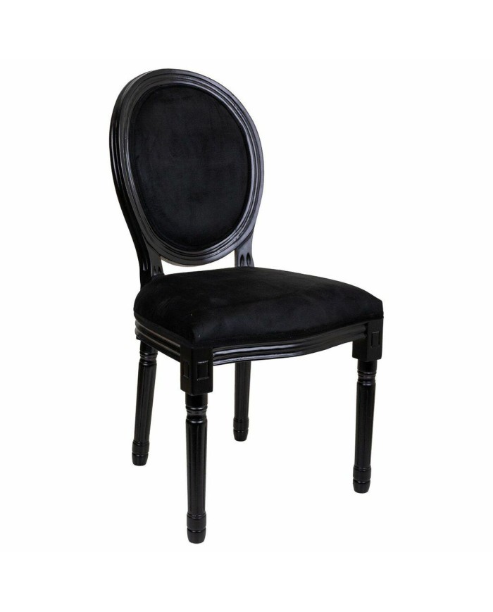 Sedia da Sala da Pranzo Alexandra House Living Nero 46 x 96 x 48 cm